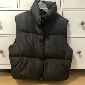 Zara Black Puffer Vest